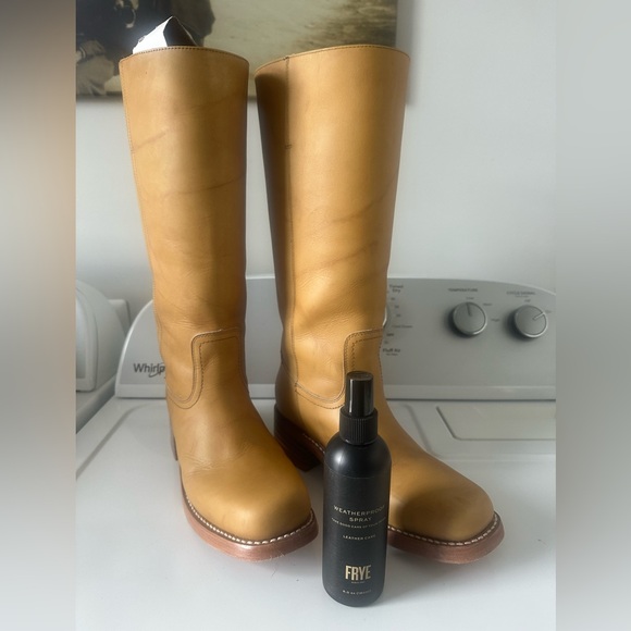 Frye Shoes - Frye Campus Boots Wide Calf Size 9.5 with Weatherproofing Spray!
